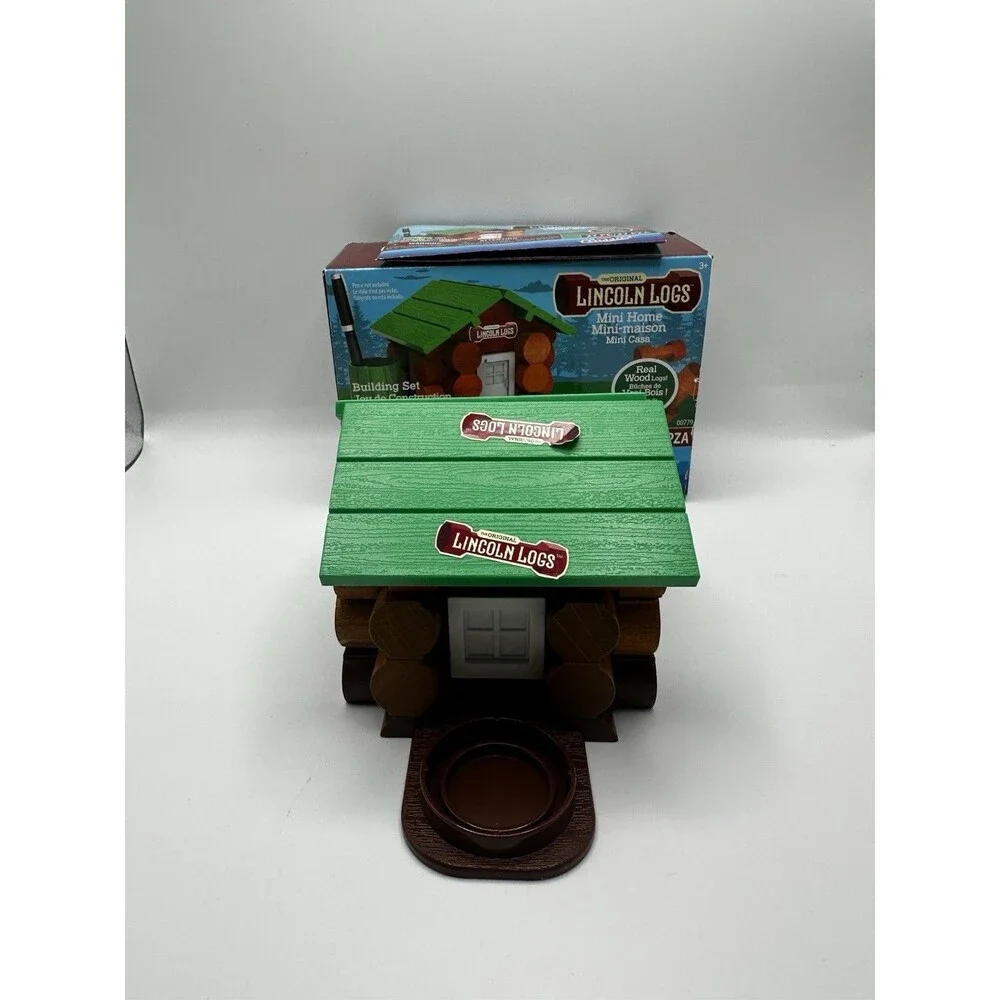 Lincoln Logs Mini Classics Mini Home Building Set 00779 - 25 Pieces INCOMPLETE